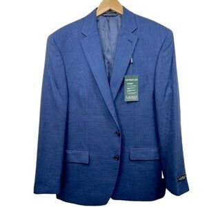 Ralph Lauren Classic-Fit Neat UltraFlex Sport Coat, Bright Blue, 43R